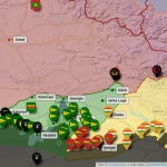 Carte interactive des affrontements au Kurdistan
