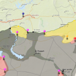 Cartographie interactive des combats en Syrie